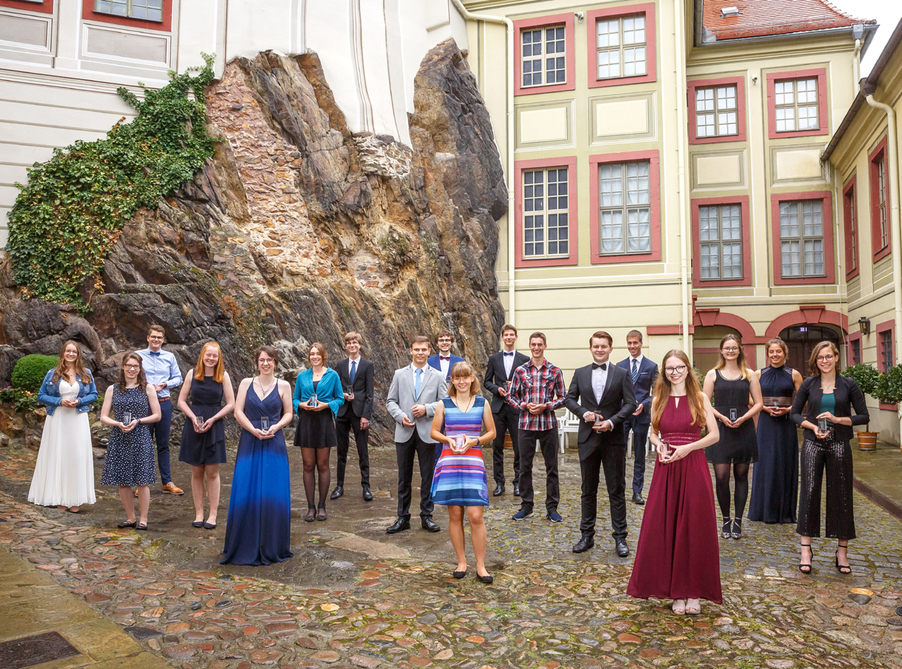 Einserabsolventen auf Schloss Weesenstein