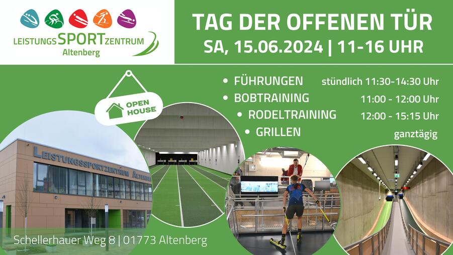 Tag der offenen Tür, Programm und Bilder zum Sportzentrum in Altenberg