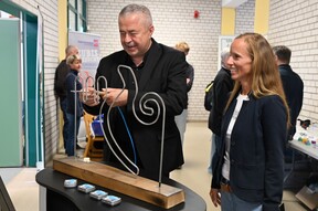 Landrat und Frau Förster auf dem Tag der Ausbildung 