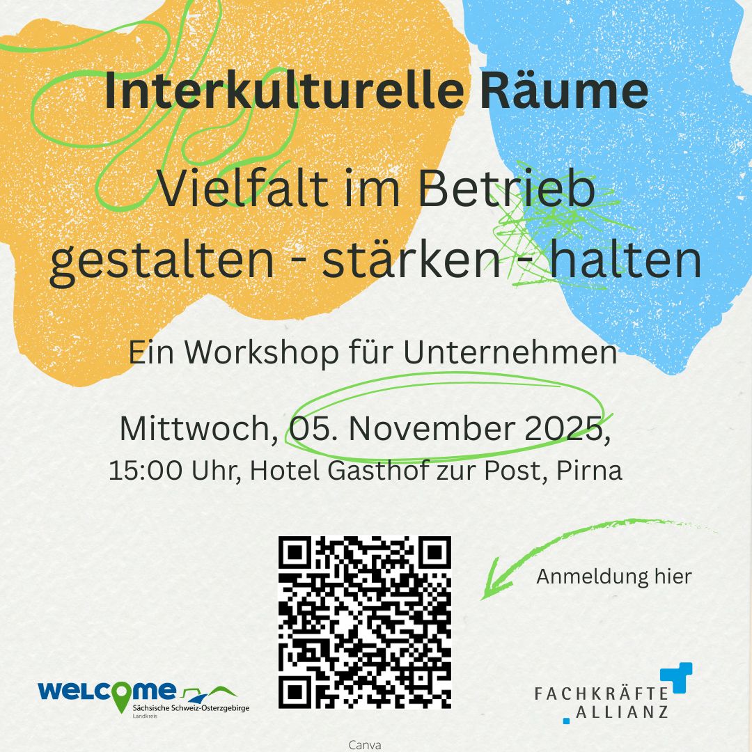 Veranstaltungsinfo mit QR-Code