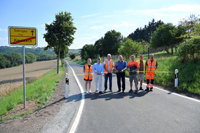 Foto von der Straßenfreigabe