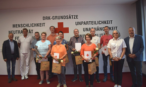 Gruppenfoto Blutspender 
