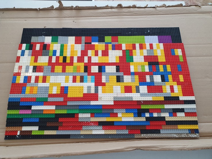 Lego-Rampe braucht Steine
