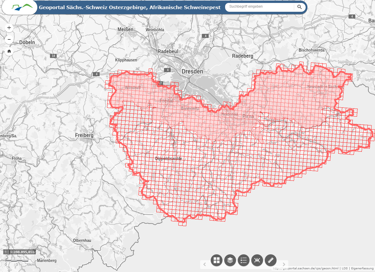 Link zur ASP-Karte im Geoportal