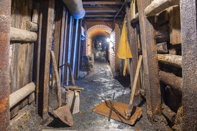 Foto aus dem Besucherbergwerk