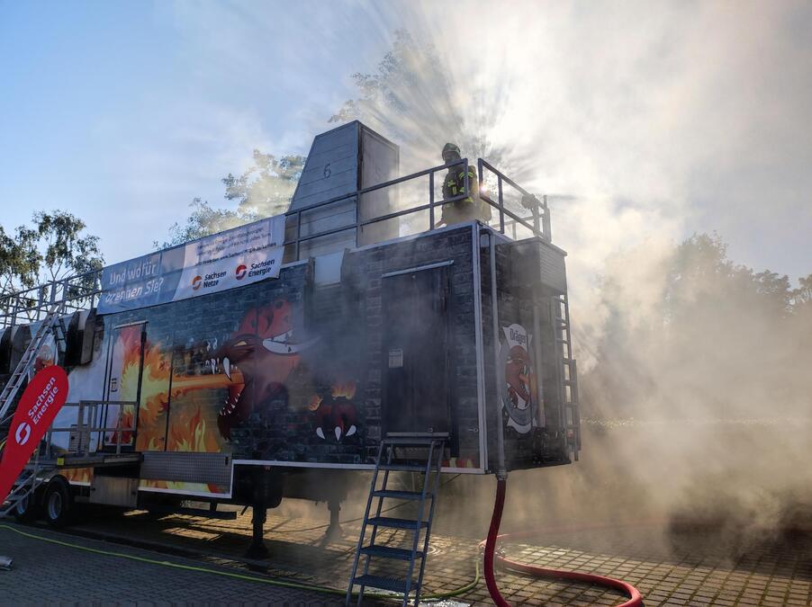 Brandübungscontainer