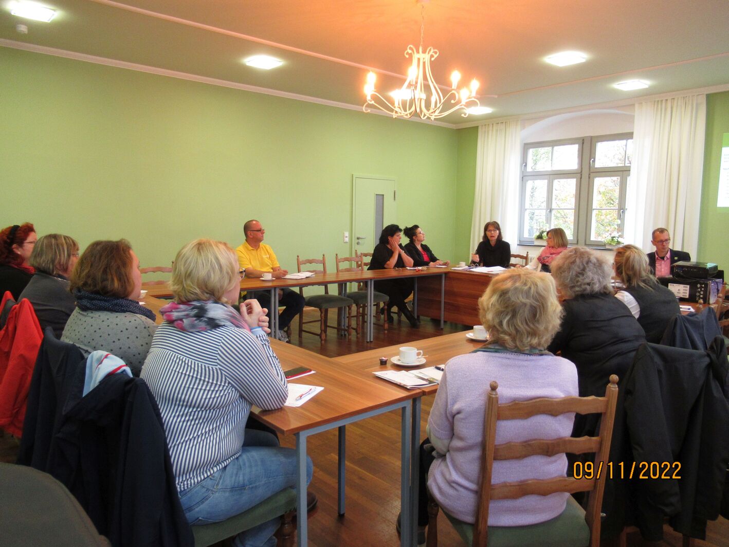 Teilnehmer am Pflegedialog in Bannewitz