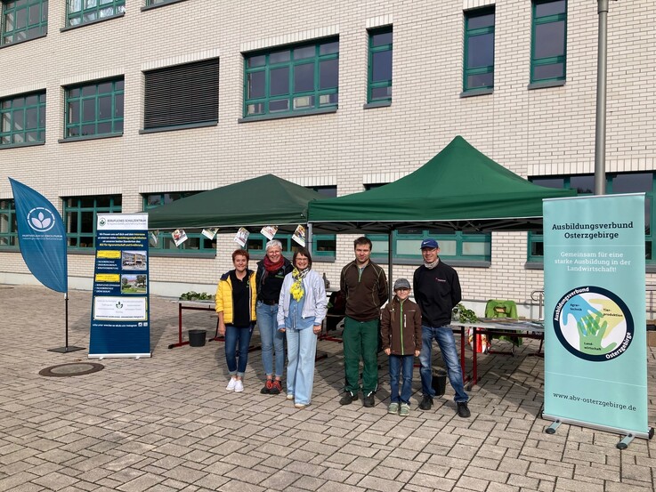 Gruppenbild Messestand