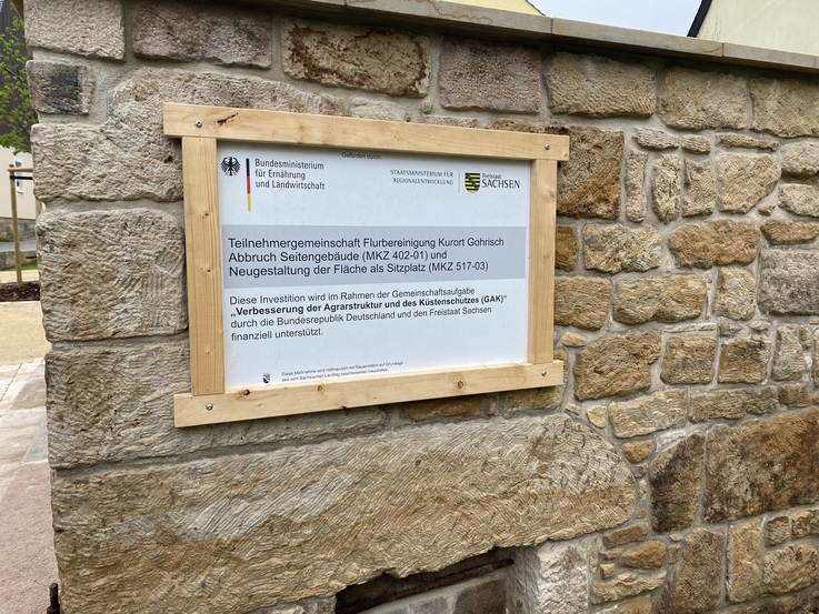 Erläuterungstafel zur finanziellen Unterstützung