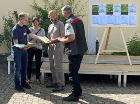Personen draußen