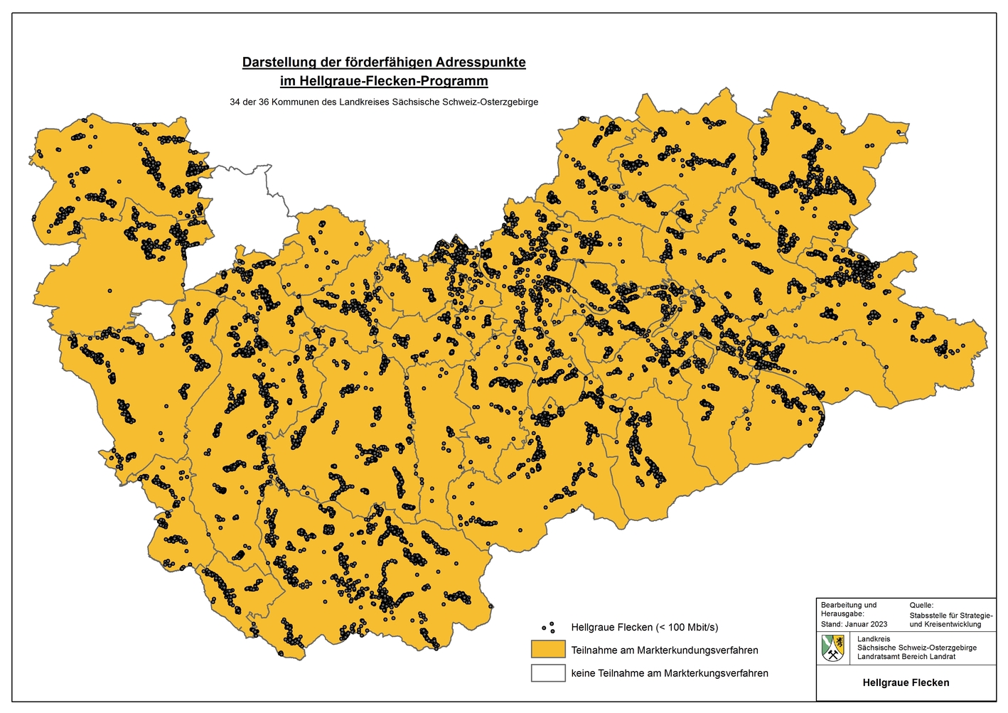 Hellgraue Flecken nach MEV