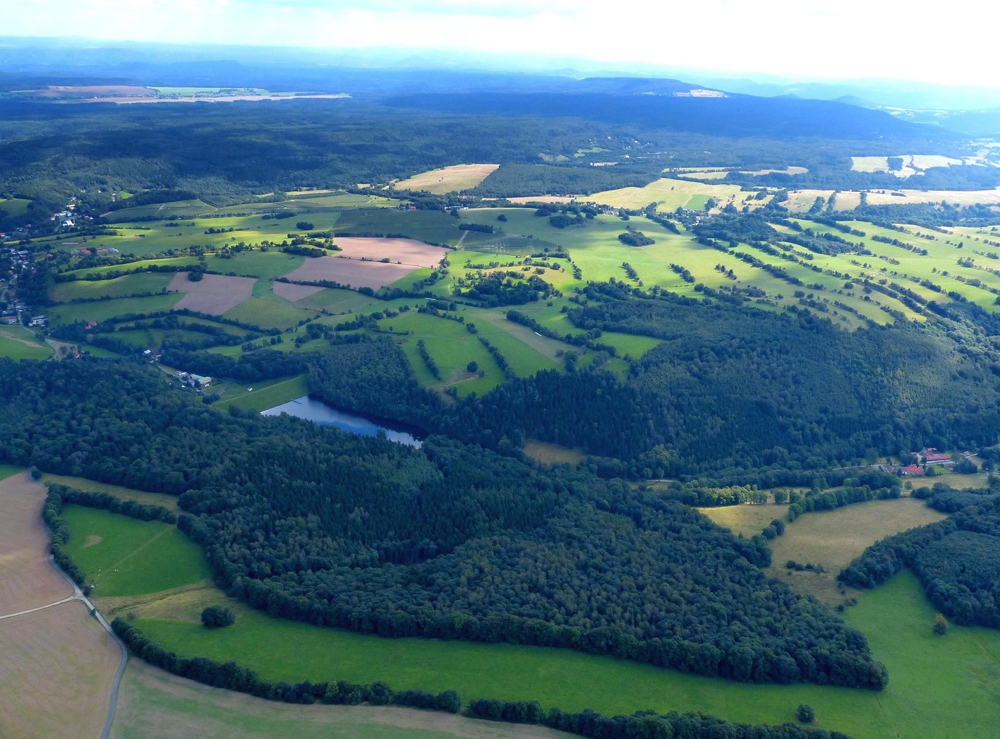 Steinrückenlandschaft im LSG Unteres Osterzgebirge