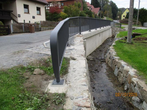 Ersatzneubau Stützwand in Schönbach bei Sebnitz