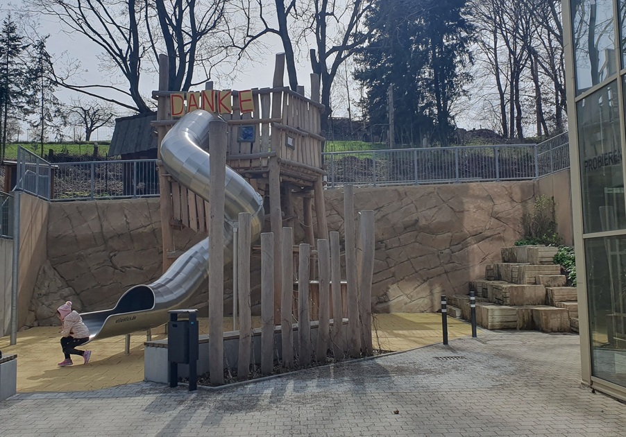 Foto Tunnelrutsche am Förderzentrum „Oberes Osterzgebirge“ 