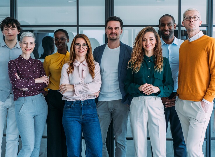 Gruppe von Fachkräften