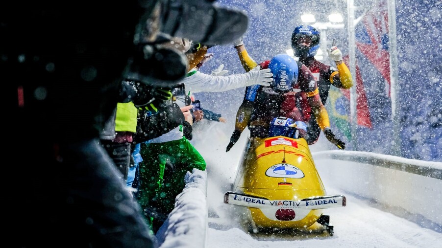 letzter Test vor der WM im SachsenEnergie-Eiskanal Altenberg